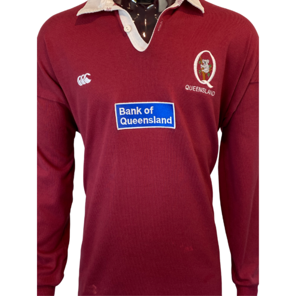 2000 Queensland Reds Long Sleeve Jersey - Classic Rugby
