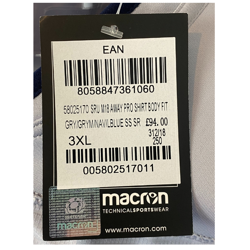 2019 Scotland Alternative Jersey with Tags - Image 3