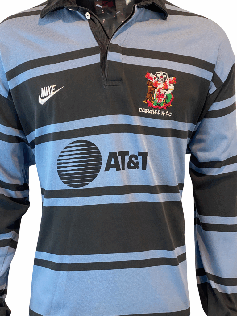 1995 Cardiff RFC Long Sleeve Jersey - Classic Rugby