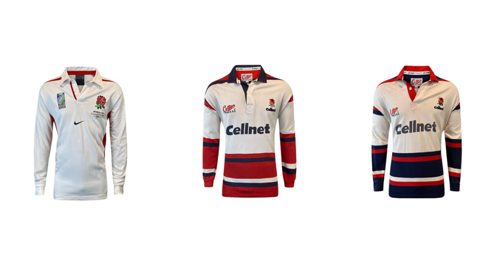 Image-of-3-Authentic-Vintage-England-Rugby-Jumpers