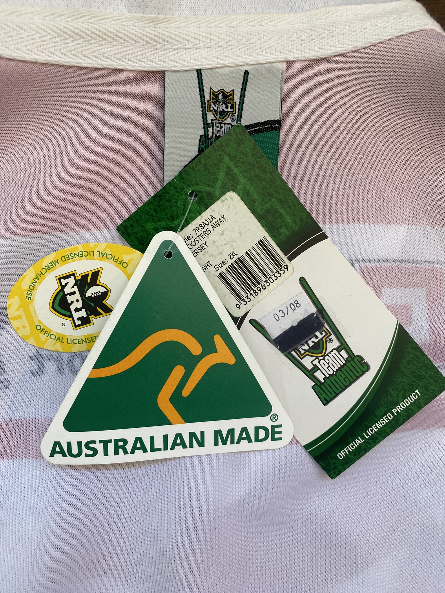 2008 Sydney Roosters Alternate Jersey with Tags - Image 6