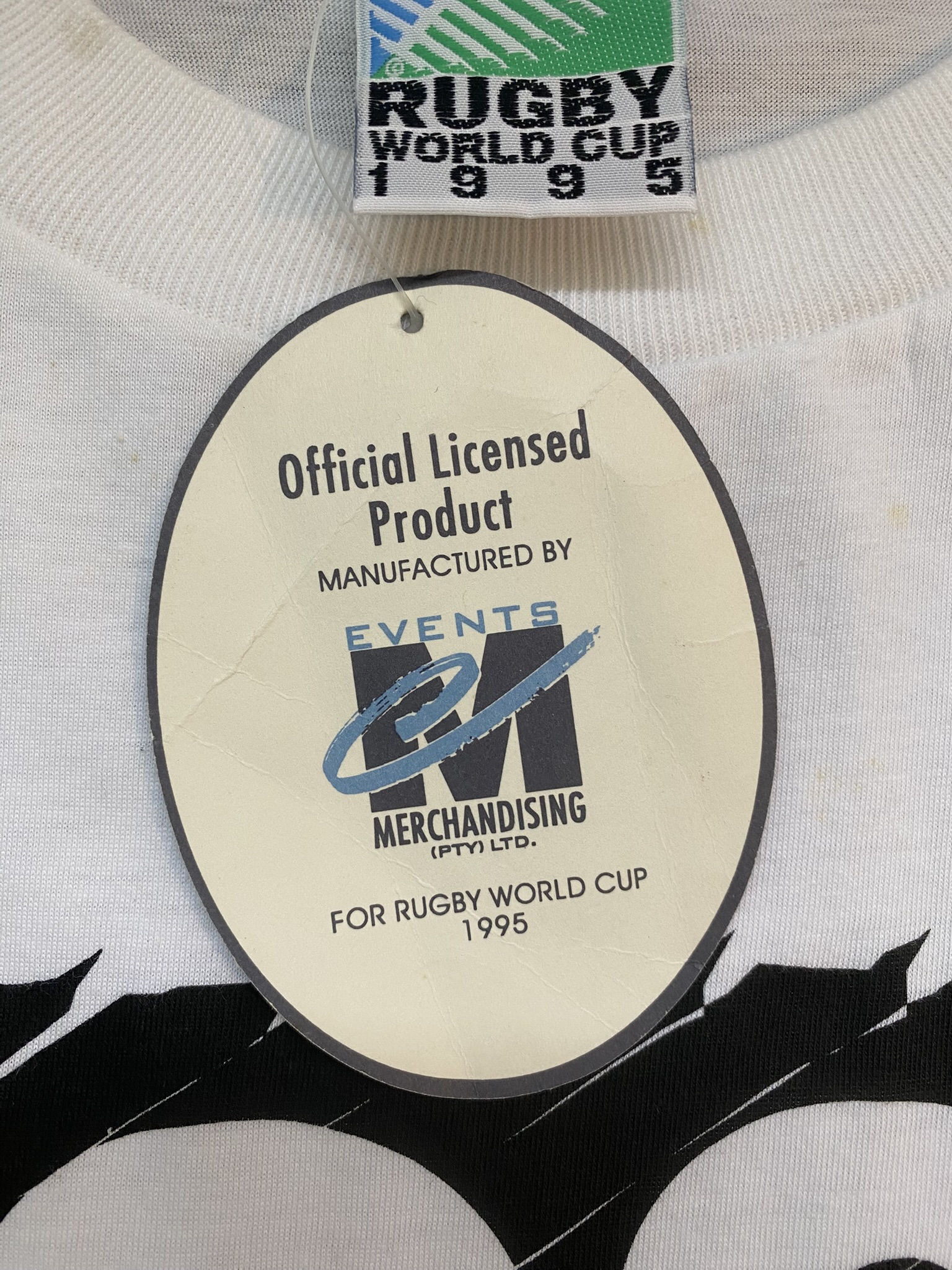 1995 South Africa World Cup T-shirt with Tags - Image 8