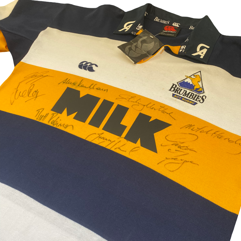 1998 ACT Brumbies Signed Jersey with Tags - Image 7