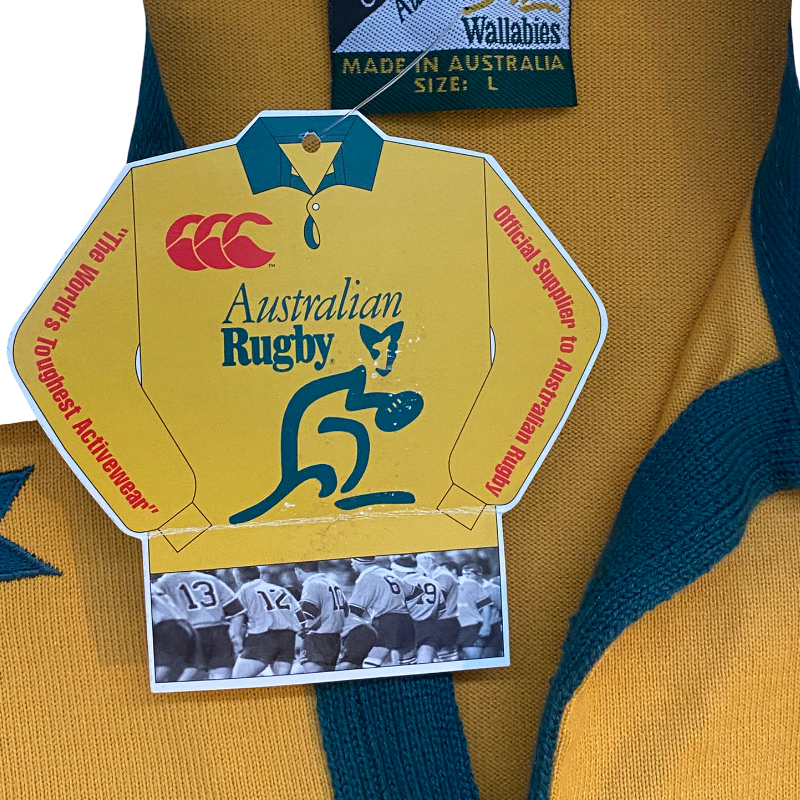 2001 Wallabies Long Sleeve Jersey with Tags - Image 7