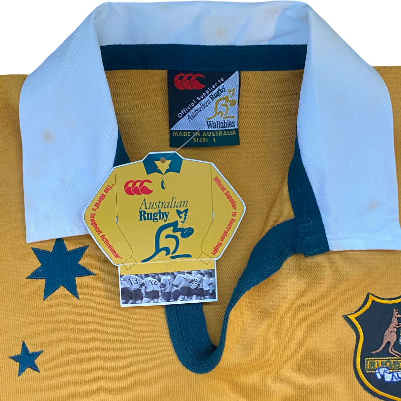 2001 Wallabies Long Sleeve Jersey with Tags - Image 8