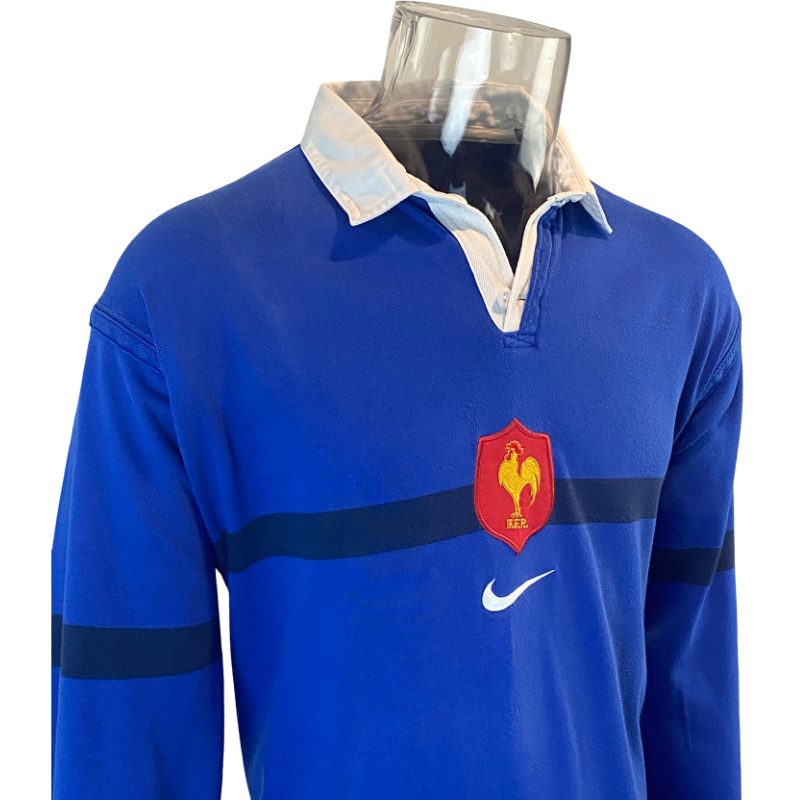 1998 France Long Sleeve Jersey - Image 4