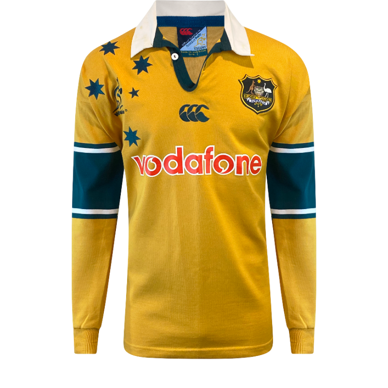 2001 Wallabies Long Sleeve Jersey with Tags