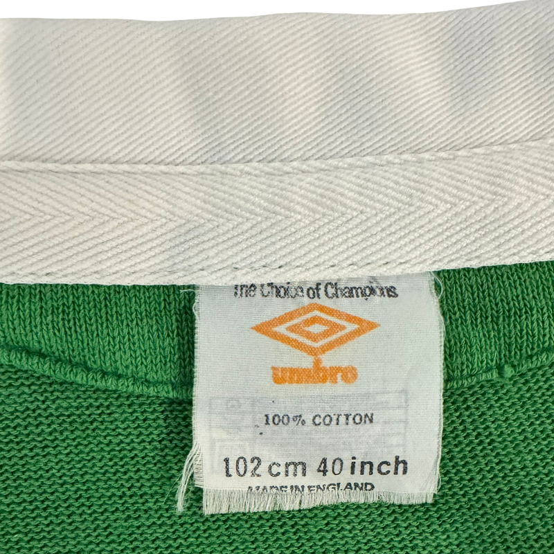 1990 Ireland (Umbro) Long Sleeve Jersey - Image 7