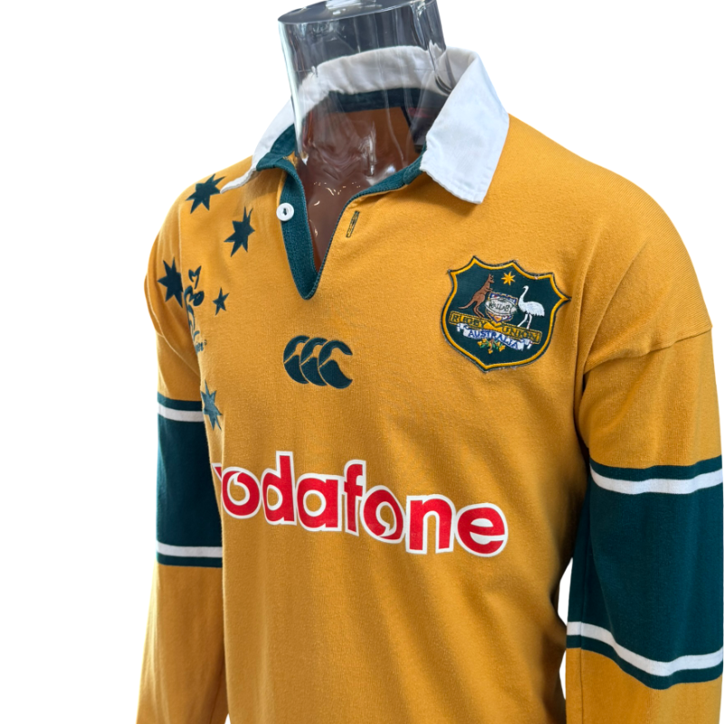 2001 Wallabies Long Sleeve Jersey (Size Large) - Image 3