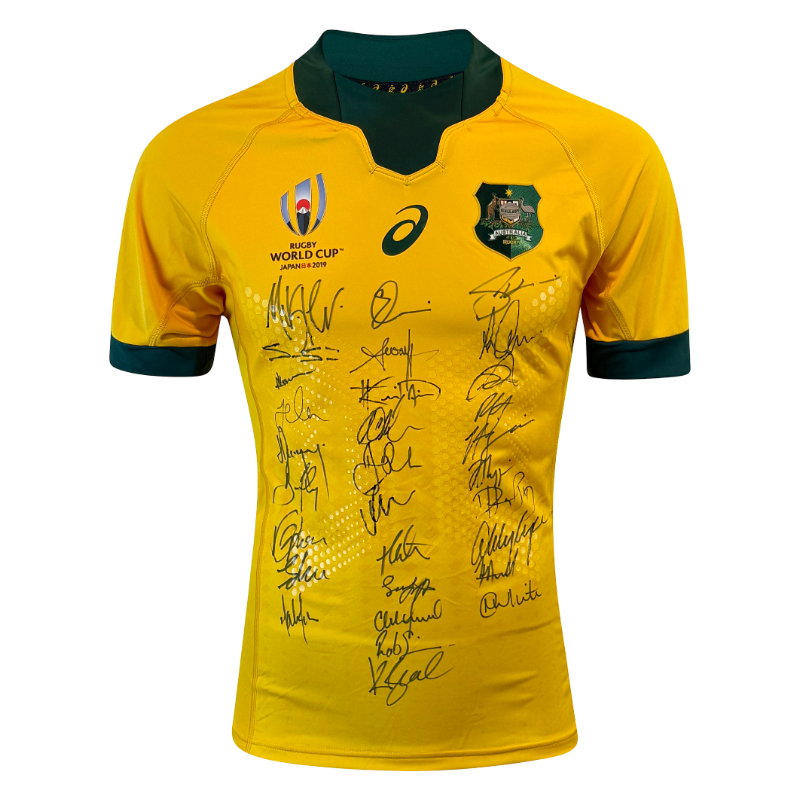 2019 Wallabies World Cup Fully Signed Jersey with Tags